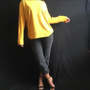 Yellow Liz Claiborne sport tee